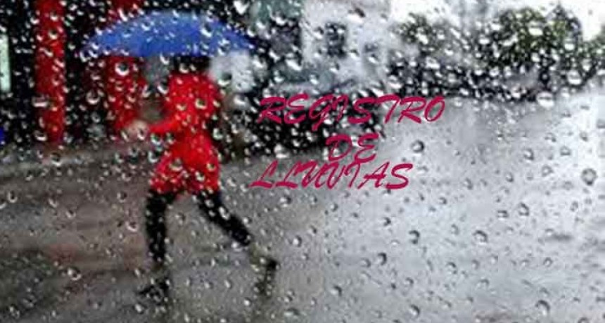 Registro de Lluvias; Mediciones parciales 30 de junio
