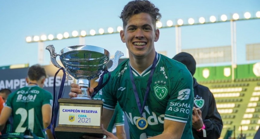 Tomás Bacas, campeón de la Reserva de la Liga Profesional y ante Boca Juniors