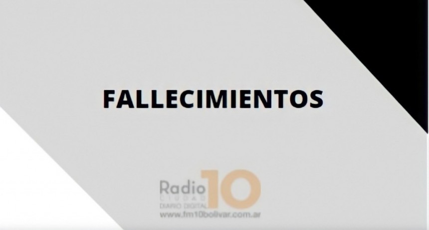 Falleció en Bolívar, Rodolfo Dotti 