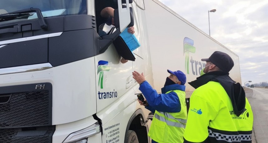 Control de cargas de jurisdicción nacional entre Municipalidad de Bolívar y CNRT