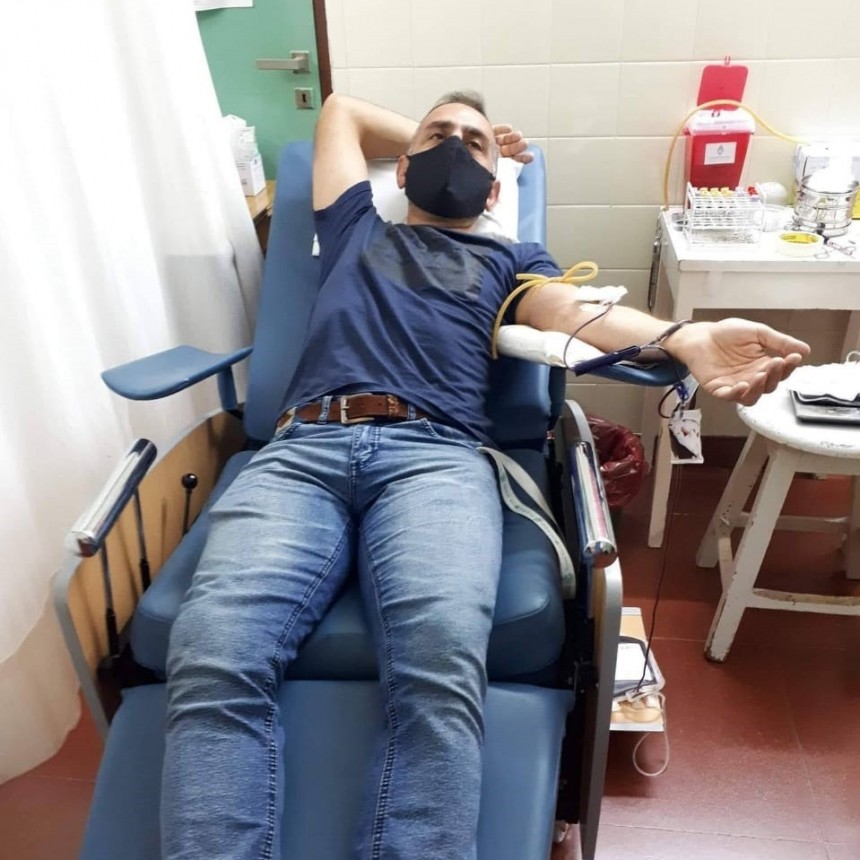 Eddie Pisano: “Me considero un donante de sangre altruista habitual”