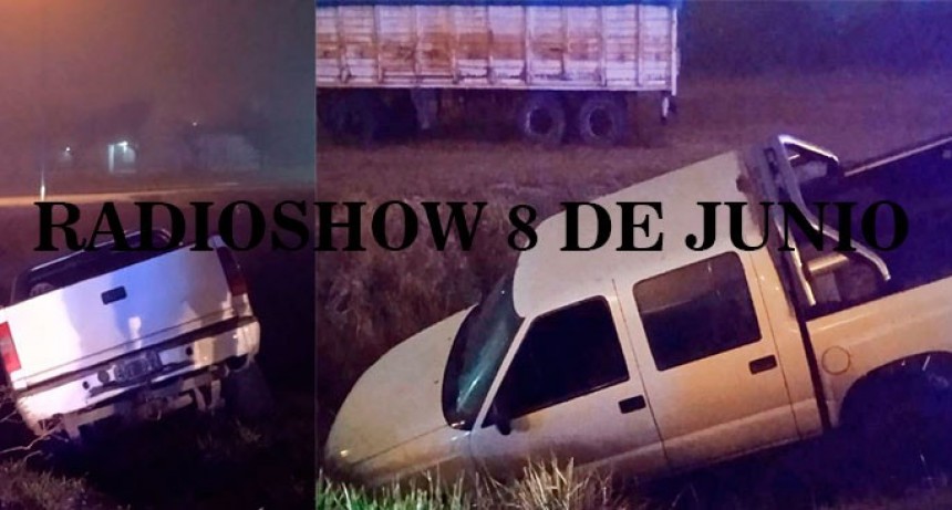 Un conductor sufrió un despiste en su camioneta, en rotonda 226 y Calfucurá