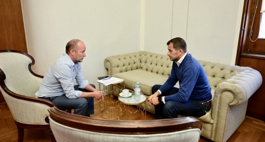 Insaurralde y Bucca trabajan para fortalecer el sistema bomberil bonaerense