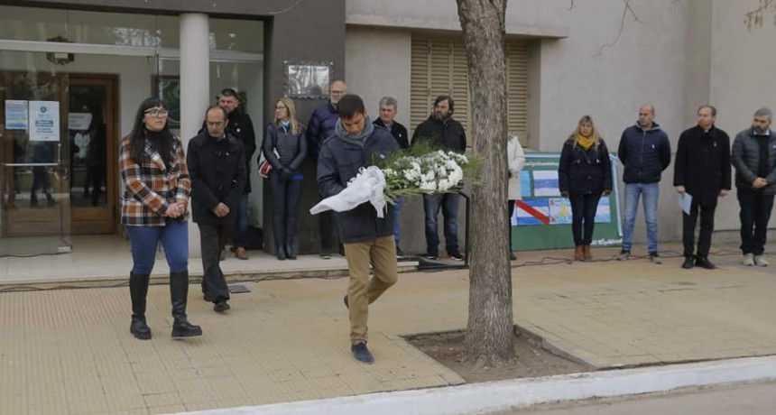 El Intendente Pisano encabezó el acto en Pirovano