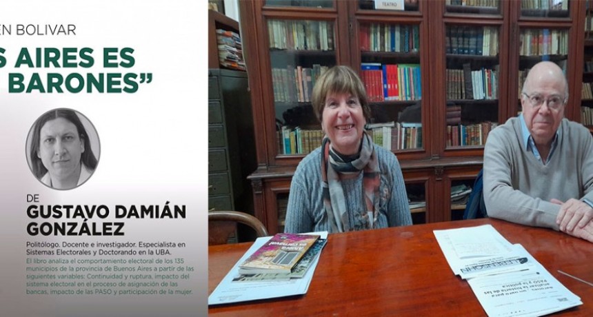 Biblioteca Rivadavia: Anunciaron la presentación de un libro que analiza las elecciones en la provincia