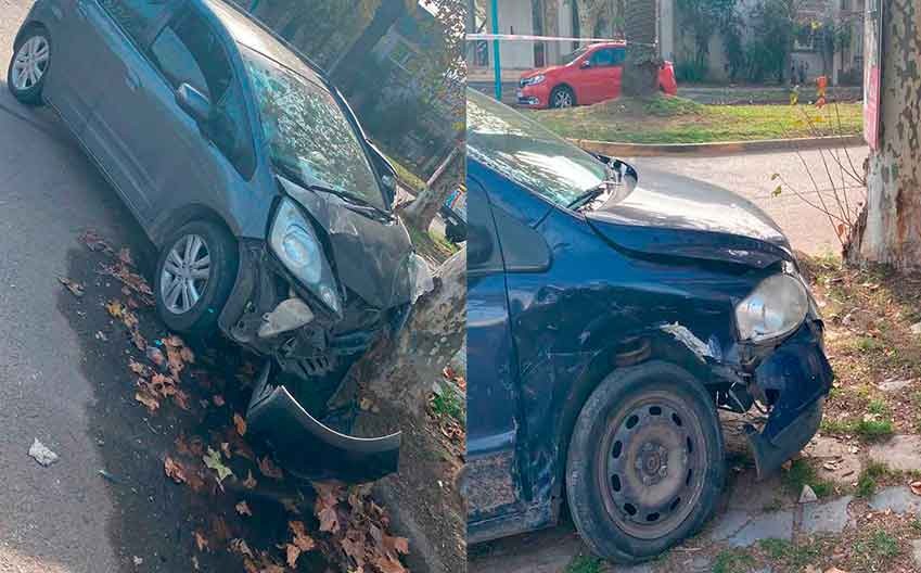Se registró una colisión en calle Urquiza y avenida Belgrano