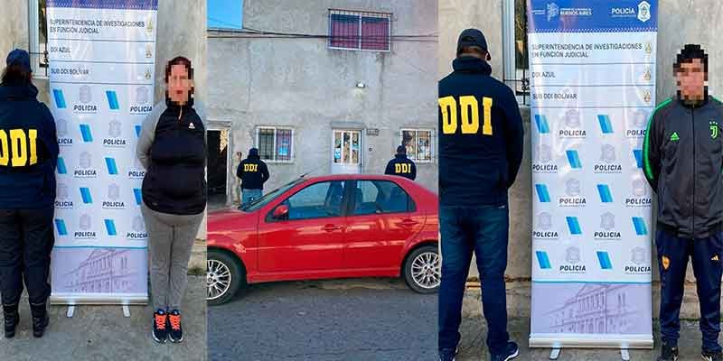 La SUB DDI  de Bolívar realizó allanamientos con resultado positivo en Mercedes, tras una investigación de por “Extorsión” a un vecino de Bolívar