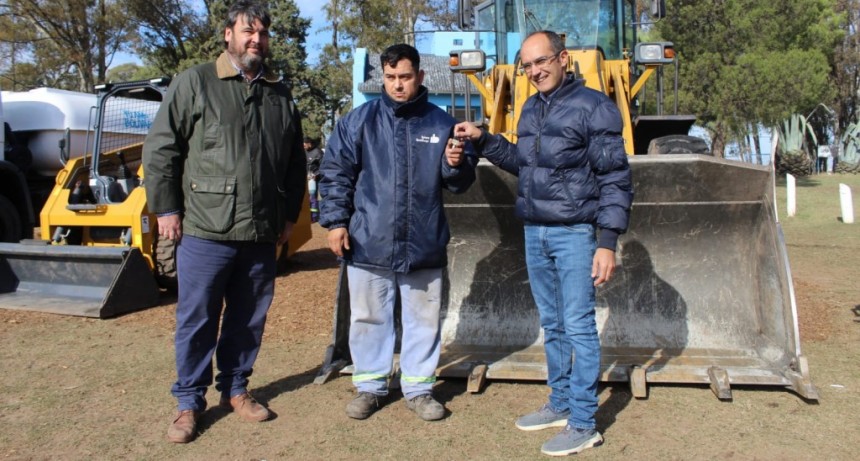 El Intendente presentó nuevo equipamiento para la Secretaría de Ambiente y Espacios Públicos