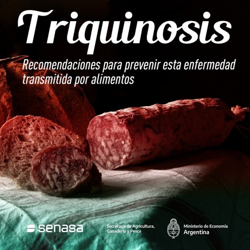 Informe del SENASA: Prevenir la Triquinosis para evitar riesgos y cuidar la salud de los consumidores