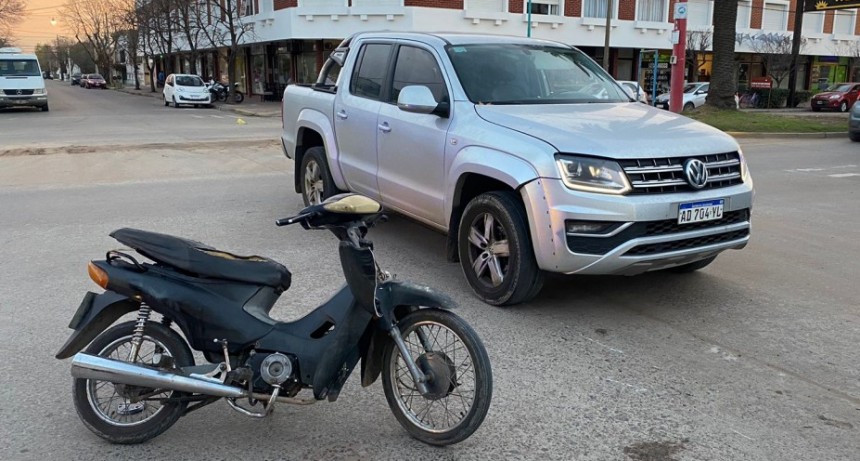 Se registró una colisión leve