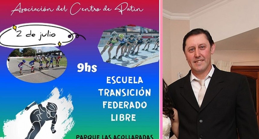 Omar Lapenta: “El primer torneo de patín carrera se reprogramó para el 2 de julio” 
