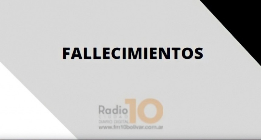 Falleció Nélida Elvia Fucci viuda de Fernández