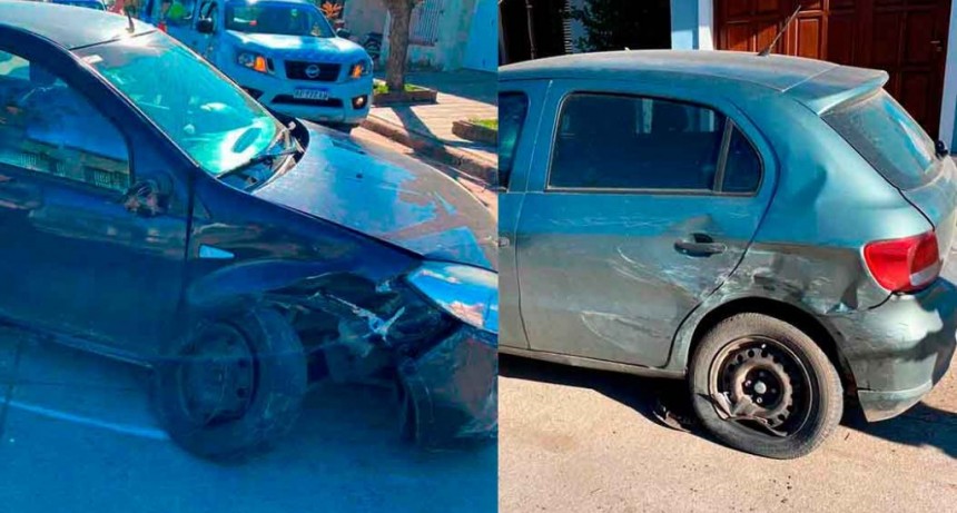 Colisión entre dos vehículos en barrio Melitona