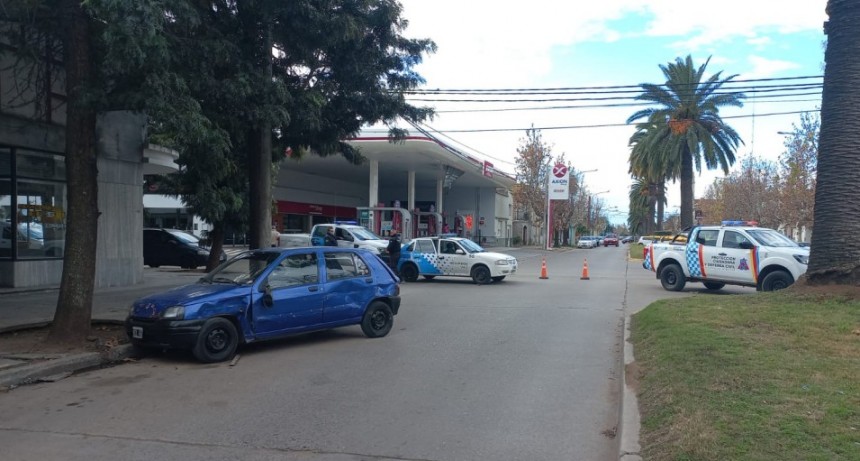 Colisión en avenida General Paz y calle Roca