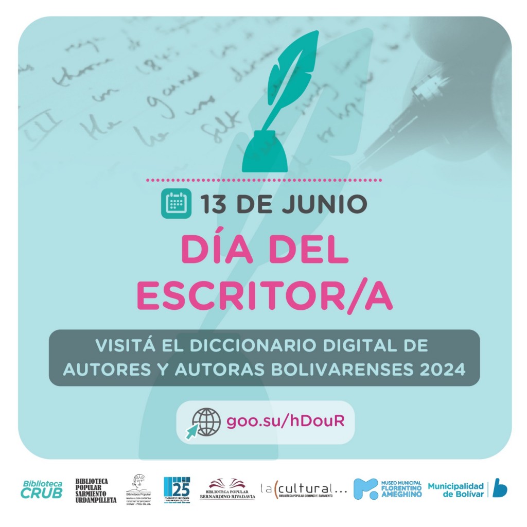 Día del Escritor: nueva actualización del Diccionario Digital de Autores de Bolívar