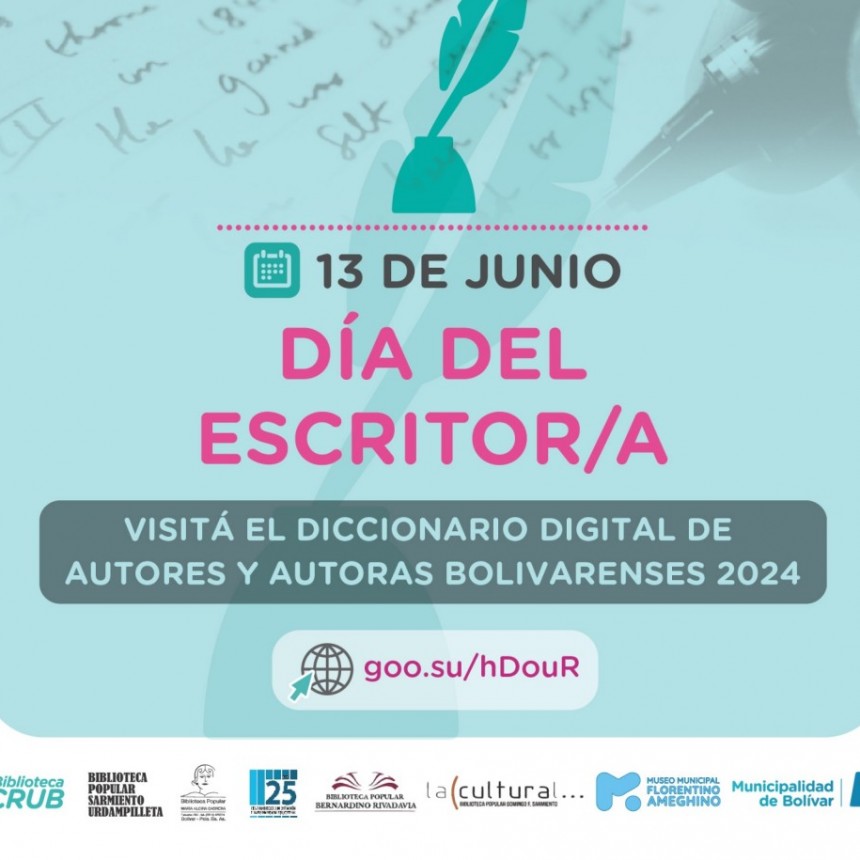 Día del Escritor: nueva actualización del Diccionario Digital de Autores de Bolívar