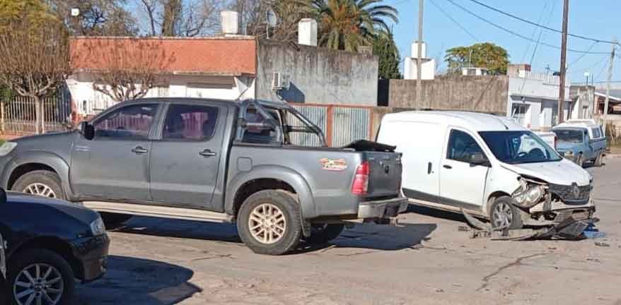 Urdampilleta: Se registró una colisión entre dos vehículos