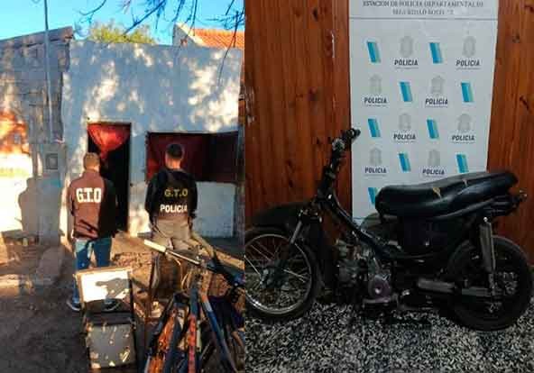 Informe Oficial de la Policía Departamental de Seguridad de Bolívar: Allanaron un domicilio y secuestraron una moto sobre la cual estaba vigente una denuncia de 