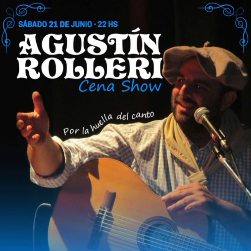 Agustín Rolleri, entre su profesión como Veterinario, combina la música su otra pasión y se presenta en Camarón Bubba