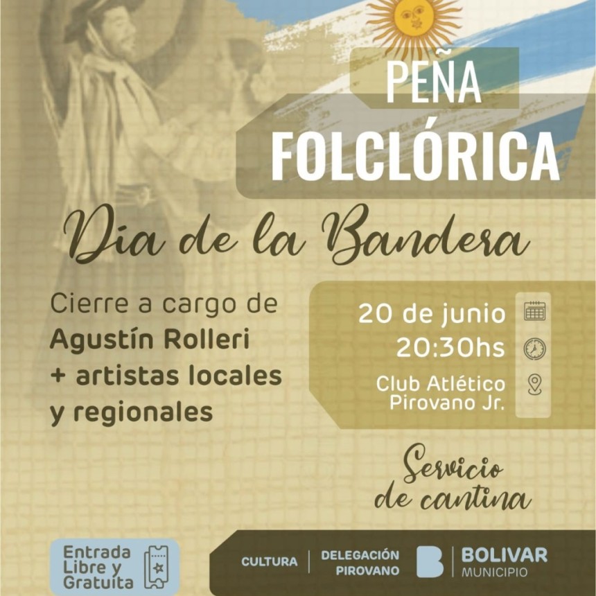 Pirovano celebra el d&iacute;a de la bandera con actividades durante toda la jornada 