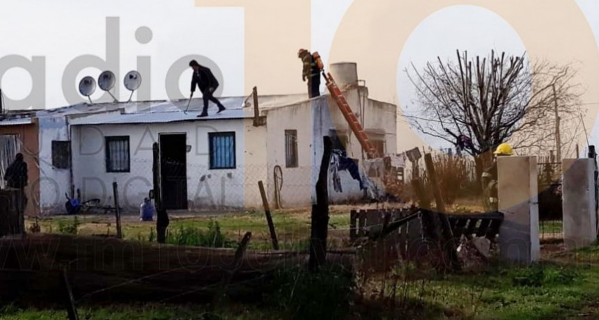 Se produjo el incendio de una vivienda en Secci&oacute;n Quintas frente a Villa Diamante