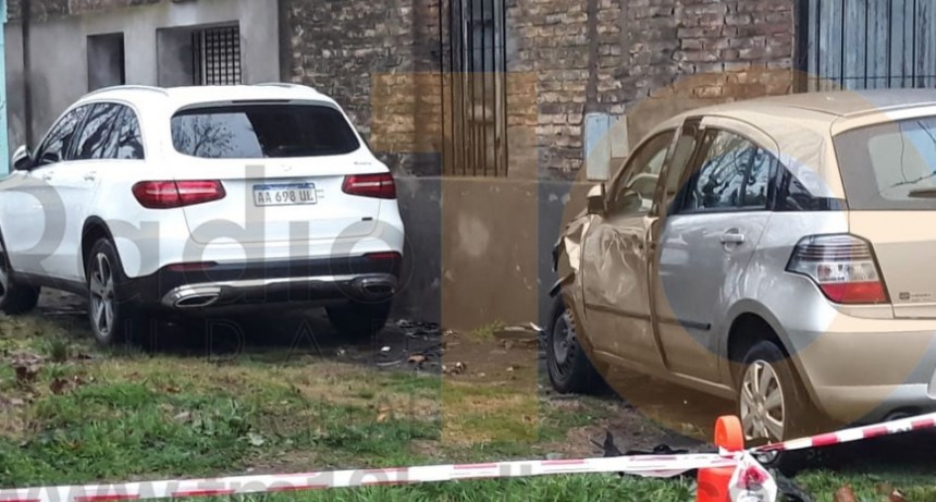 Espectacular impacto en Bernardo de Irigoyen y Belgrano