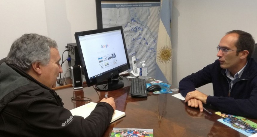 Rub&eacute;n Montero se reuni&oacute; con el Intendente Marcos Pisano