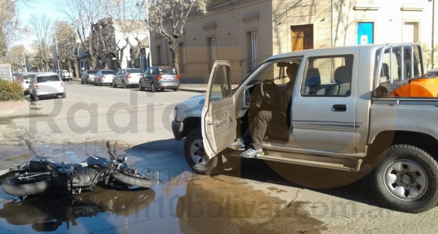 Accidente Arenales y Sarmiento: sin mayores consecuencias