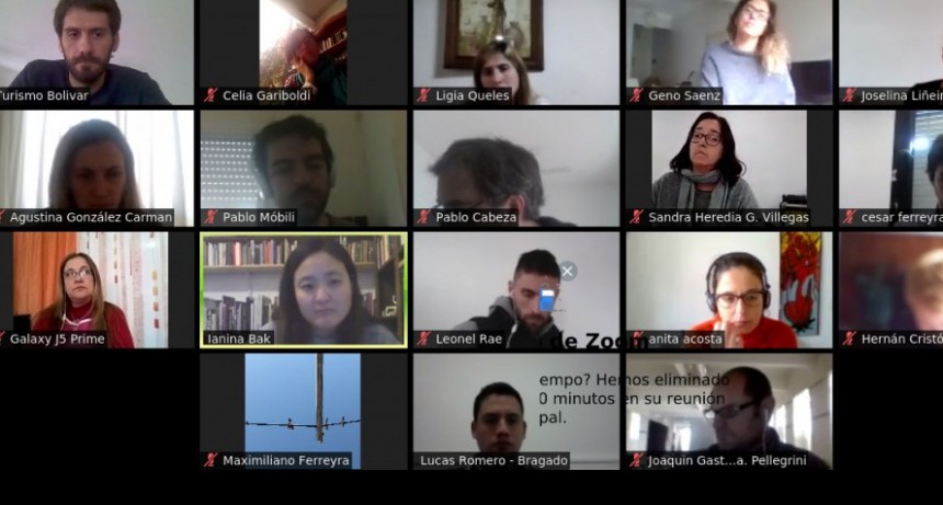 El Director de Turismo particip&oacute; de una reuni&oacute;n virtual con la Subsecretaria de Turismo de la Provincia