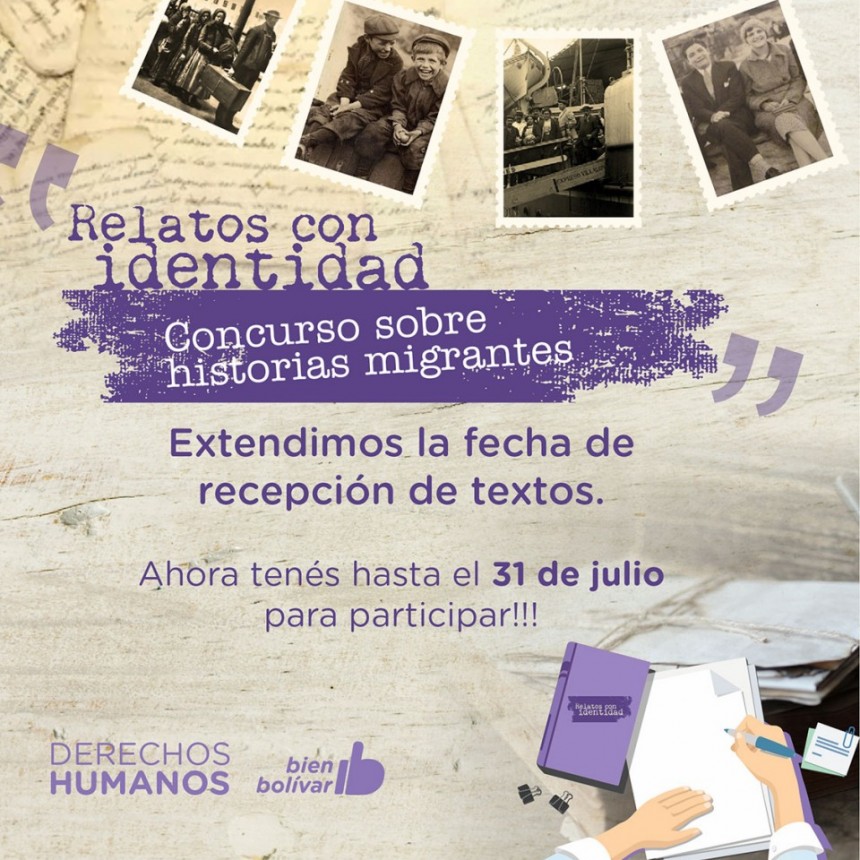 Relatos con identidad: se extiende la fecha de presentaci&oacute;n de textos hasta el 31 de julio