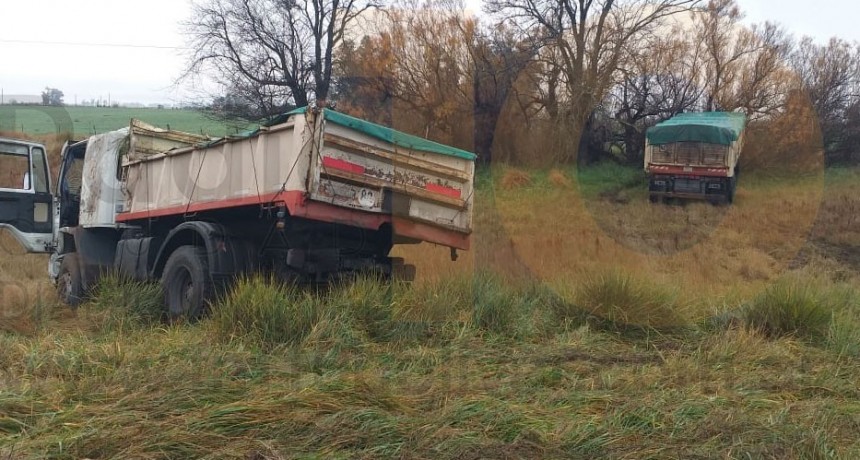 Despist&oacute; un cami&oacute;n en Ruta 226; Sin mayores consecuencias para el chofer