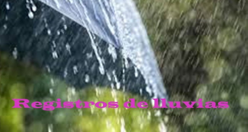 Registro de lluvias; Mediciones de hasta 15MM en Bol&iacute;var, las localidades y la zona 