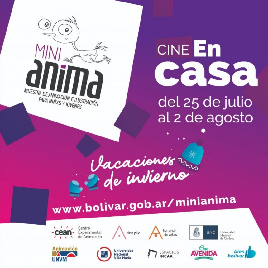 Vacaciones en Casa; Se viene MiniANIMA la muestra anual de animaci&oacute;n e ilustraci&oacute;n para los m&aacute;s peque&ntilde;os