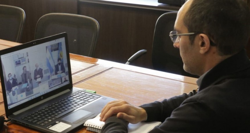 Pisano particip&oacute; de la reuni&oacute;n virtual donde se anunci&oacute; la puesta en marcha de obras de agua y saneamiento