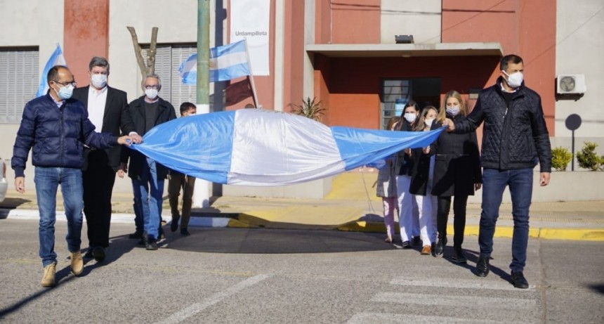Marcos Pisano estuvo en Urdampilleta por su 108° aniversario 