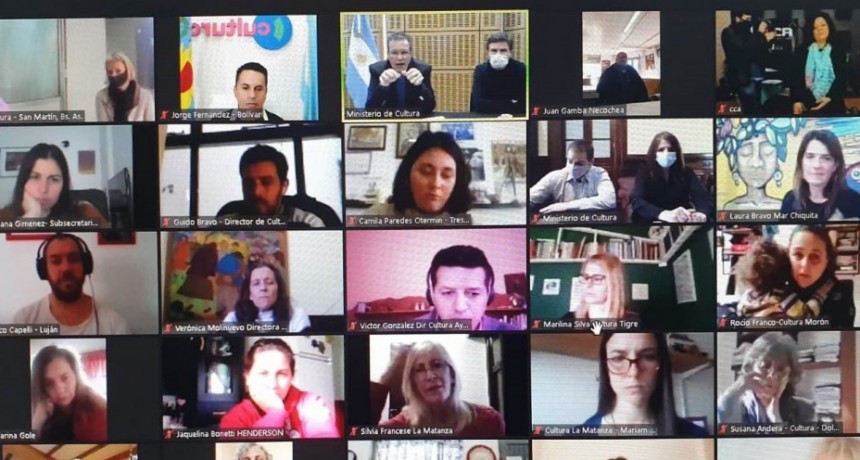 Jorge Fernández participó de manera virtual en el lanzamiento del Plan Nacional de Cultura Solidaria y el programa Arte en la Vía Pública