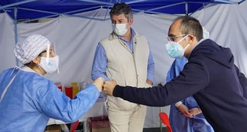 Bolívar quedó a un paso de completar los inscriptos, este sábado también se inoculó a vecinos de Urdampilleta y Pirovano