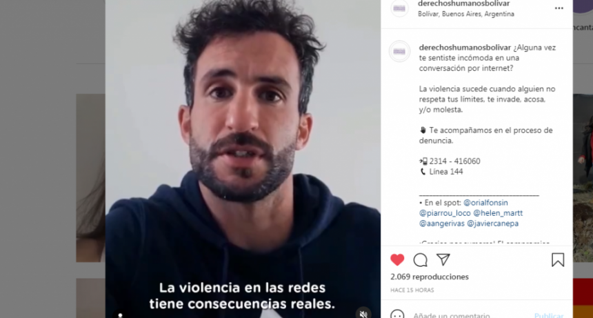 Acoso Virtual: La dirección de Derechos Humanos busca concientizar