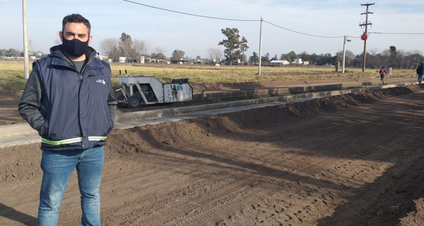 Lucas Ezcurra: “Estamos trabajando en Cordón Cuneta, Mejorado y Desagües Pluviales”