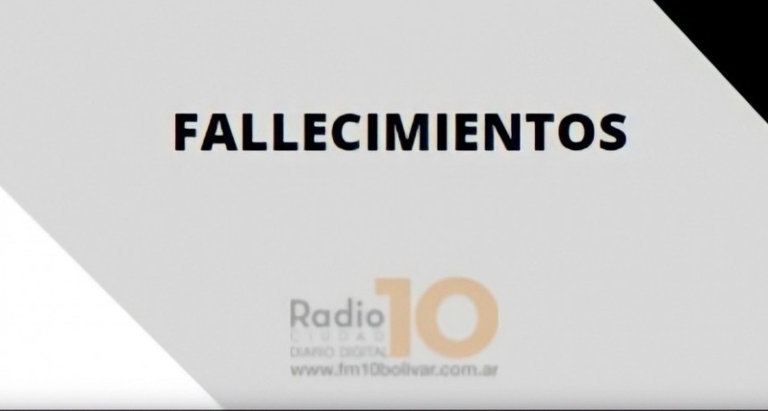 Falleció Nefer Nelly Dastugue viuda de De La Iglesia