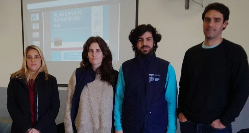 Este jueves en el CRUB: Se brindó una charla sobre el plan Ganado Bonaerense 6X6