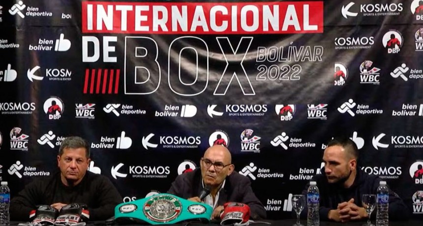 Presentaron oficialmente un festival internacional de box en Bolívar