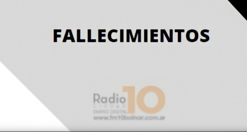 Falleció Marta Alicia Santa María viuda de Zoilo