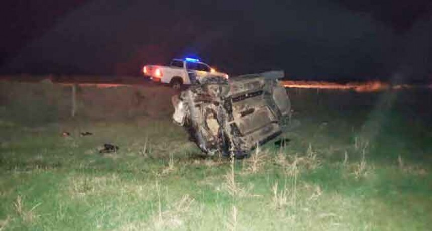 Grave accidente en un camino rural en inmediaciones a la localidad de Bellocq
