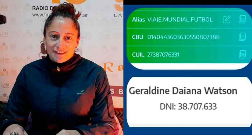 Geraldine Watson fue convocada para integrar la Selección Nacional de Fútbol 7 Femenino que se jugará en México