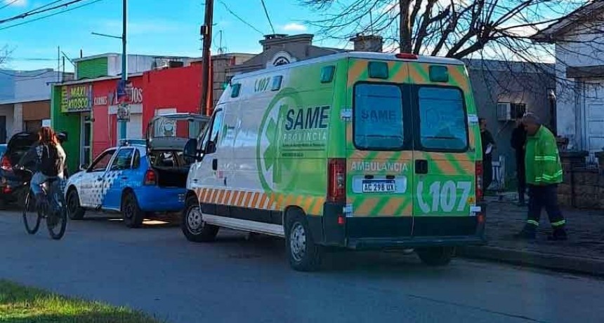 Colisión en avenida Lavalle y calle Rebución