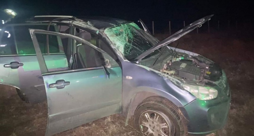 Ruta 65 Bonifacio: vuelco vehicular, sin heridos