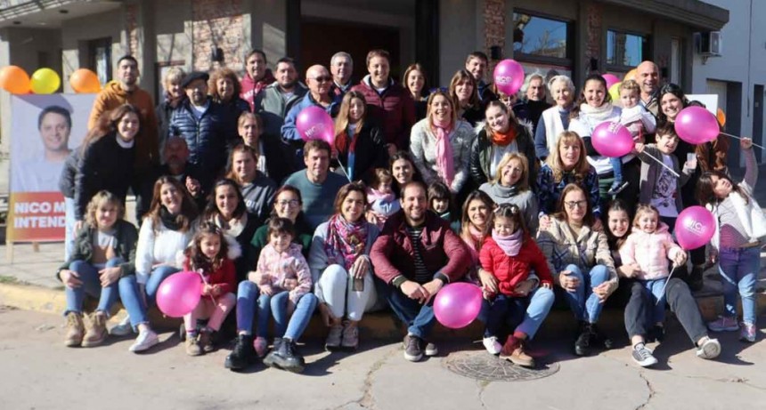 Nicolás Moran inauguró su local partidario con mates, tortas y sus seguidores, FM 10 estuvo para reflejar lo acontecido este sábado por la tarde