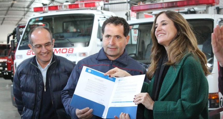 La Ministra de Desarrollo Social de la Nación Victoria Tolosa Paz,  visitó Bolívar