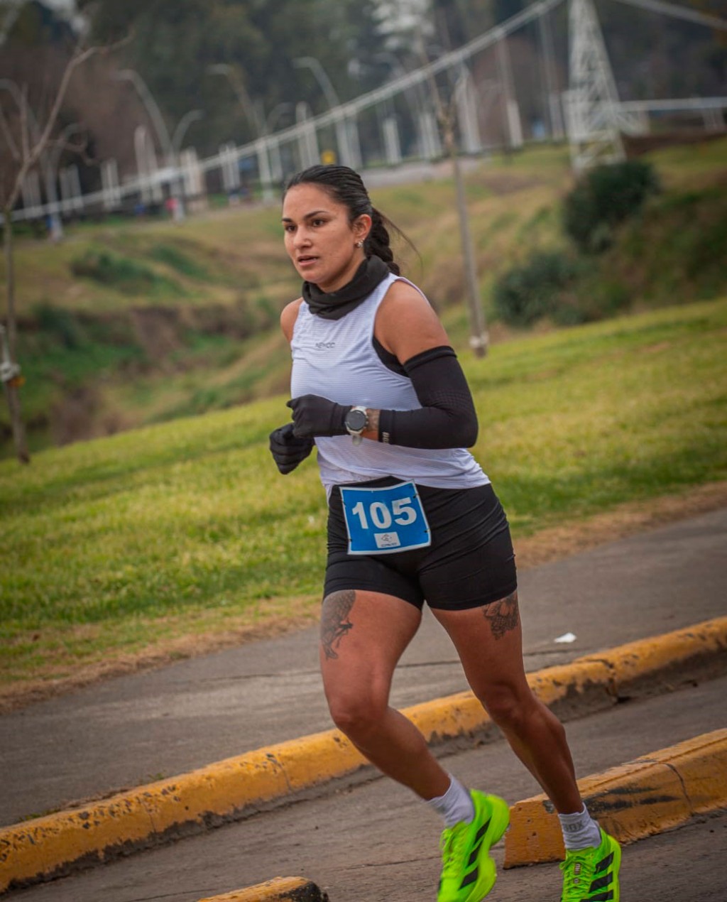Antonella Albo se subi&oacute; al escal&oacute;n m&aacute;s alto del podio en los &ldquo;10 k Run RAC&rdquo;